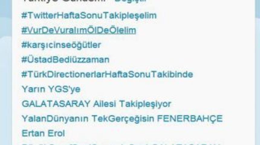 &ldquo;vur De Vuralım, &Ouml;l De &Ouml;lelim&rdquo; T&uuml;rkiye G&uuml;ndemine Oturdu