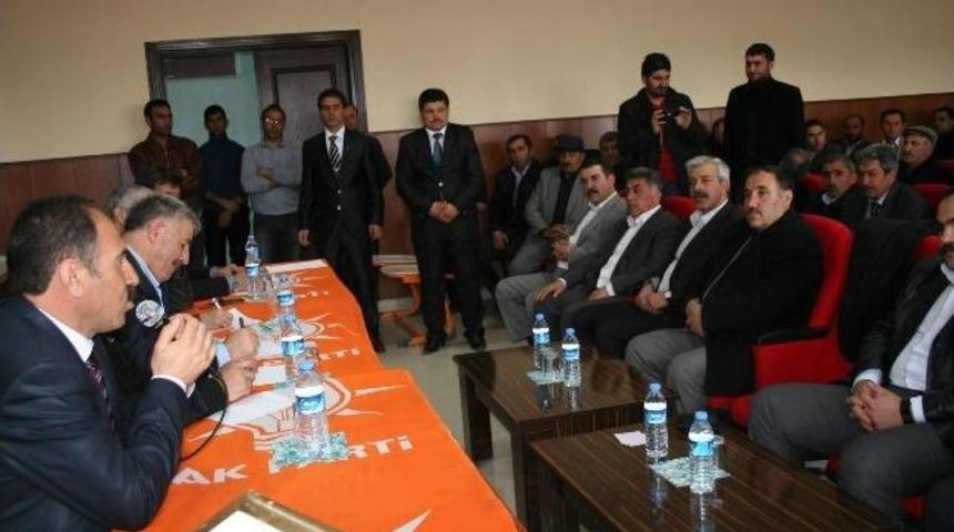 Ak Parti Milletvekilleri Arpa&ccedil;aylıları Dinledi