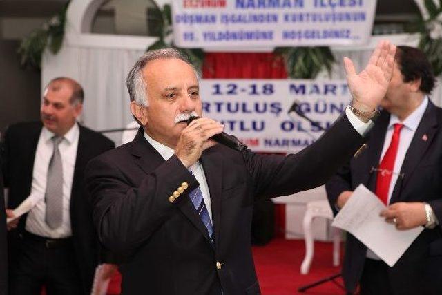 Erzurum un Narman İl&ccedil;esinin D&uuml;şman İşgalinden Kurtuluşunun 95 inci Yılı Kutlandı 2