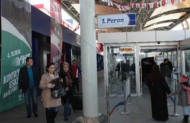 Yht Konya&rsquo;dan Eskişehir&rsquo;e İlk Seferini Yaptı 3