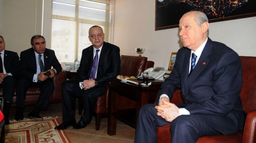 MHP Genel Başkanı Devlet Bah&ccedil;eli Manisa'da