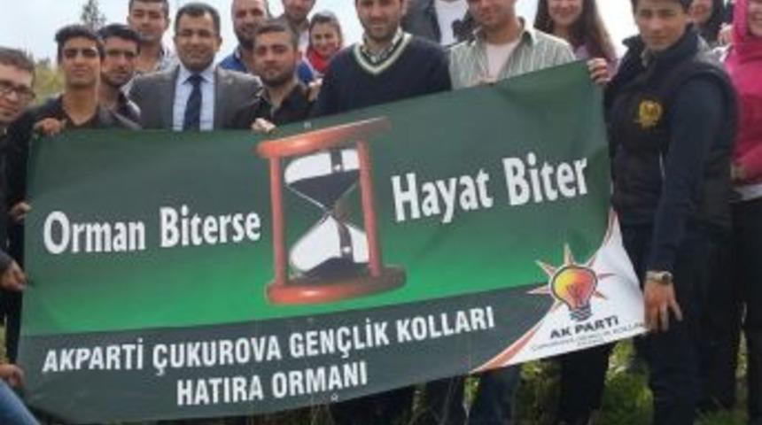 AK Partili Gen&ccedil;ler Hatıra Ormanı Oluşturdu