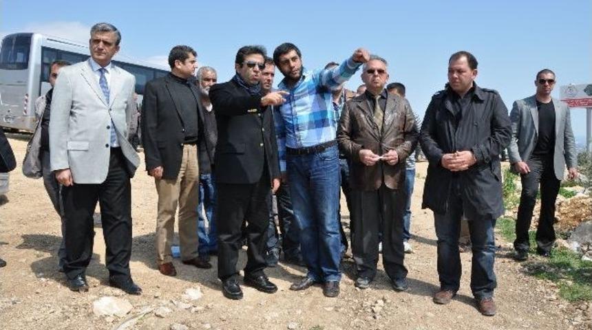 G&uuml;zeloğlu Olimpiyat İnşaatında İnceleme Yaptı