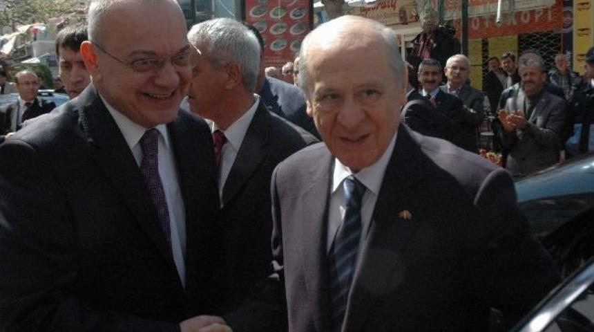 Mhp Genel Başkanı Bah&ccedil;eli Manisa'da