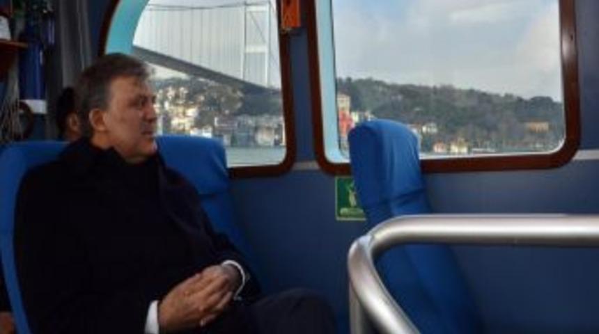 Cumhurbaşkanı G&uuml;l, YGS I&ccedil;in Deniz Yolunu Tercih Etti