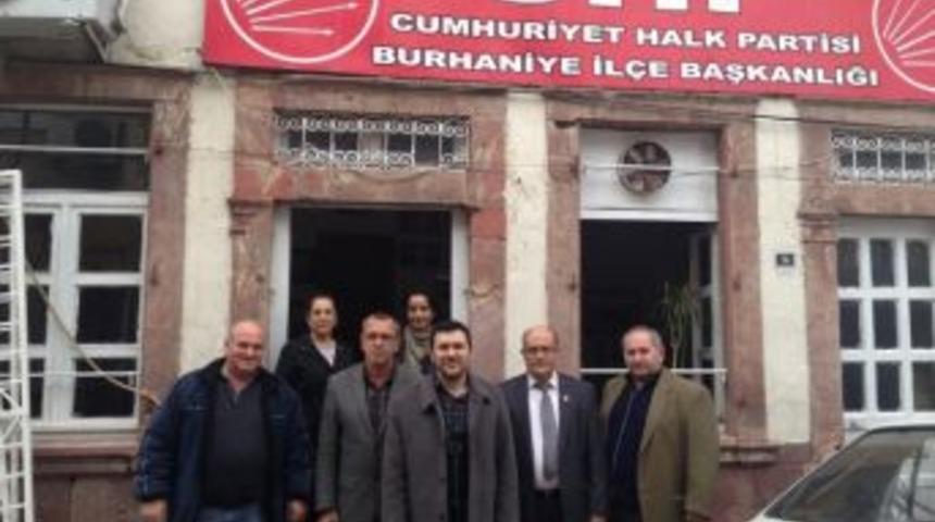 Burhaniye Chp&rsquo;ye Dernek Ziyareti
