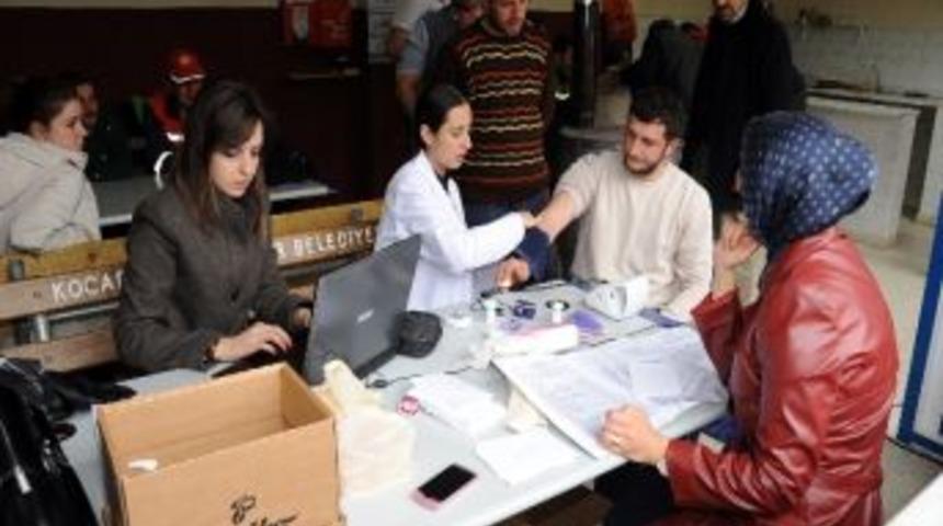 Belediye Personeli Sağlık Taramasından Ge&ccedil;ti