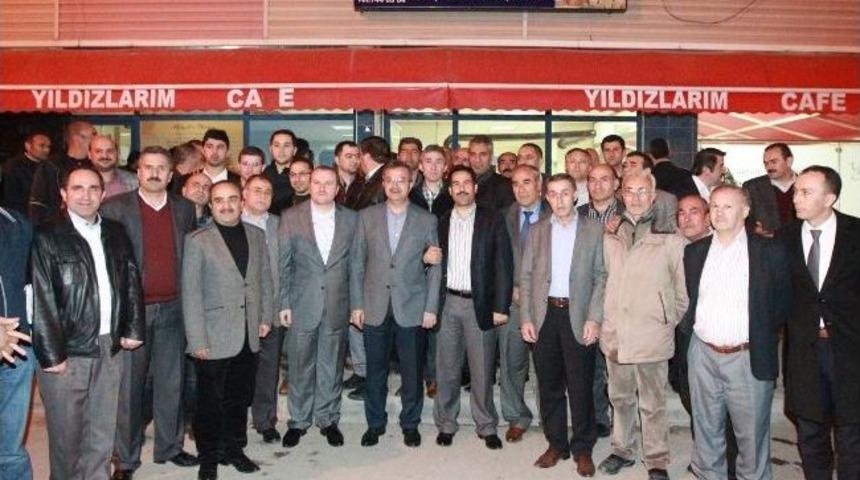 Ağrılılar Başkan K&ouml;şker'i Ağırladı