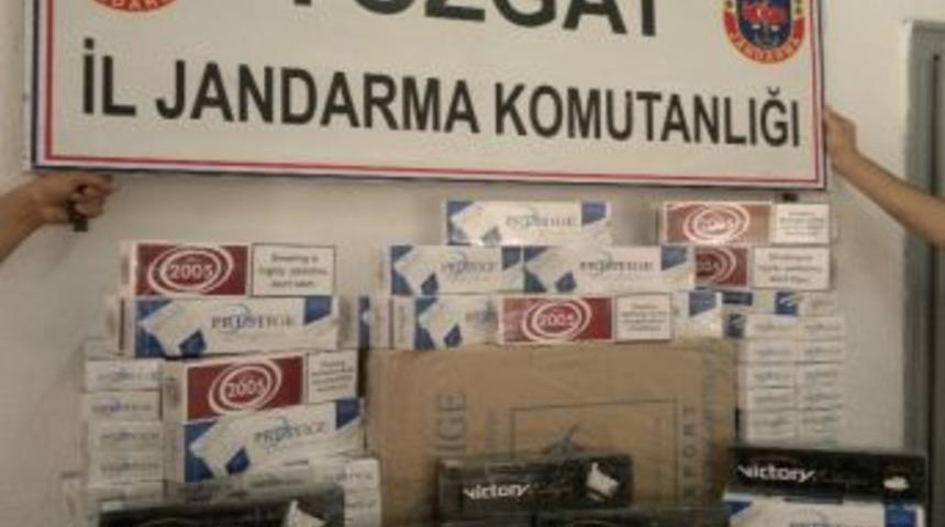 Yozgat Jandarma 3 Bin Paket Ka&ccedil;ak Sigara Yakaladı