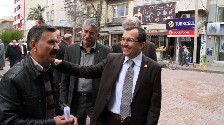 Milletvekili Aydemir&rsquo;den Akhisar'da Esnaf Ziyareti