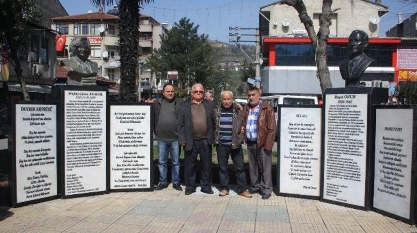 Devrek&rsquo;te R&uuml;şt&uuml; Onur&rsquo;un B&uuml;st&uuml; Yenilendi, M&uuml;fide G&uuml;zin Anadol&rsquo;un B&uuml;st&uuml; Dikildi