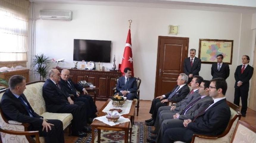 Demirel Ve Bed&uuml;k'den Vali Şahin'e Ziyaret