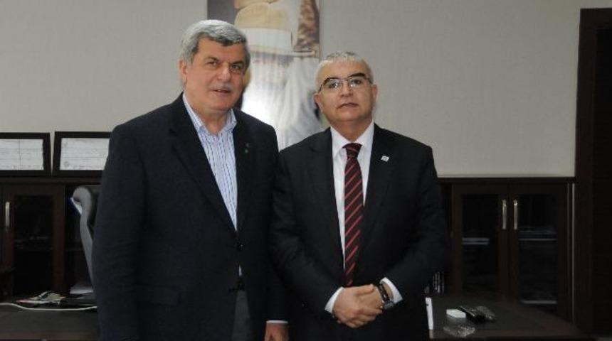 Kocaeli B&uuml;y&uuml;kşehir Belediye Başkanı İbrahim Karaosmanoğlu&rsquo;ndan Başkan Baysan&rsquo;a Ziyaret