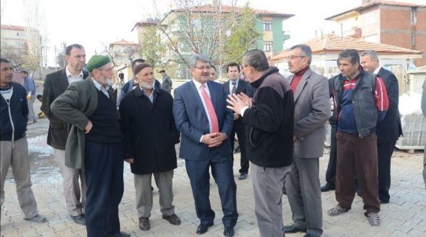 Başkan Korkmaz Kilit Parke &Ccedil;alışmalarını İnceledi