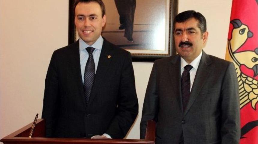 Alman Heyetten Vali Doğan&rsquo;a Ziyaret