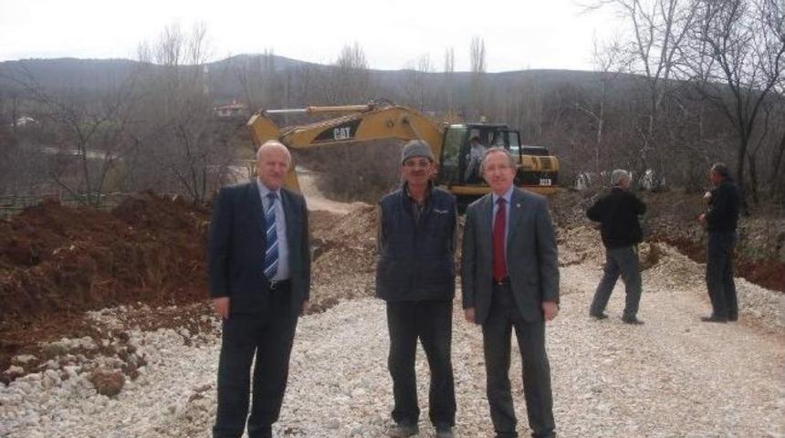 Başkan Durmuş &Ccedil;alışmaları Yerinde İnceledi