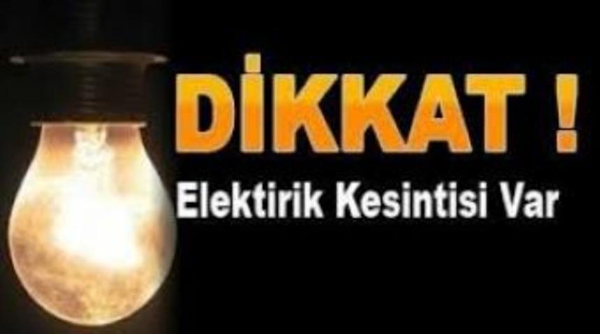 Elazığ&rsquo;da elektirik kesintisi