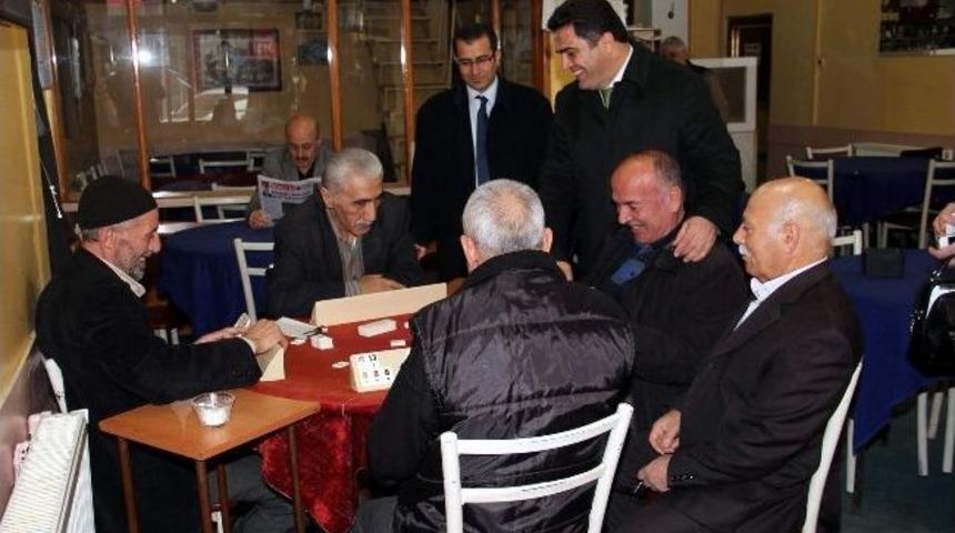 Ak Parti İl Başkanı Burhanettin Kuru, Esnaf Ziyaretlerini S&uuml;rd&uuml;r&uuml;yor