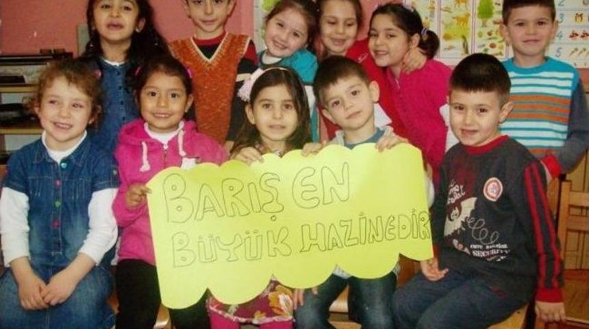 Anaokulunda Barış Teması İşlendi