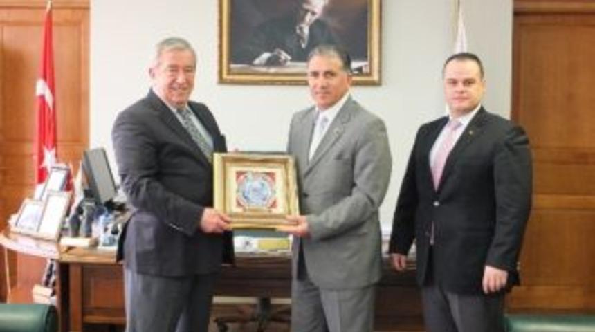 İl Ticaret M&uuml;d&uuml;r Vekili Kurt&rsquo;tan Mustafa Yardımcı&rsquo;ya Ziyaret