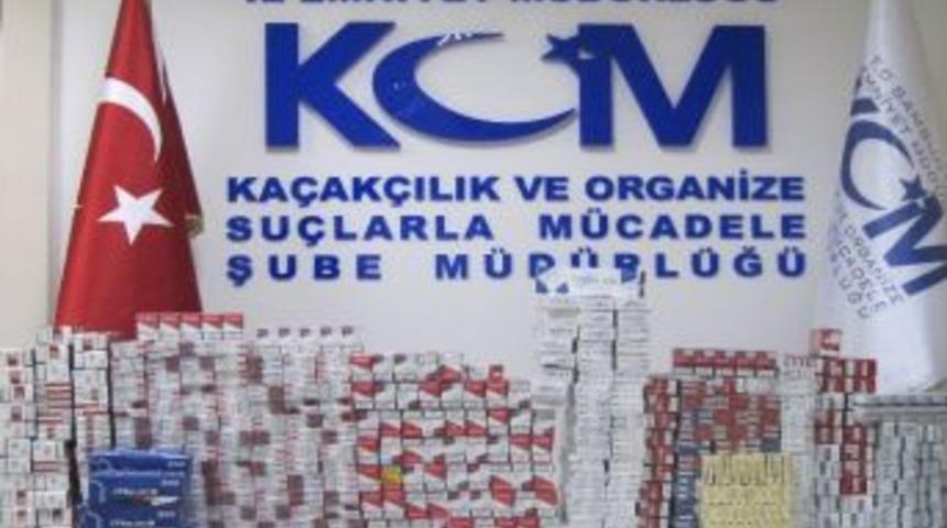 Samsun'da Ka&ccedil;ak Sigara Operasyonu