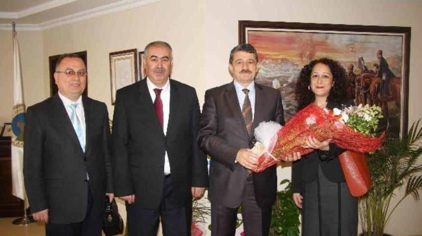 M&uuml;d&uuml;rlerden Başkan Akın&rsquo;a Ziyaret