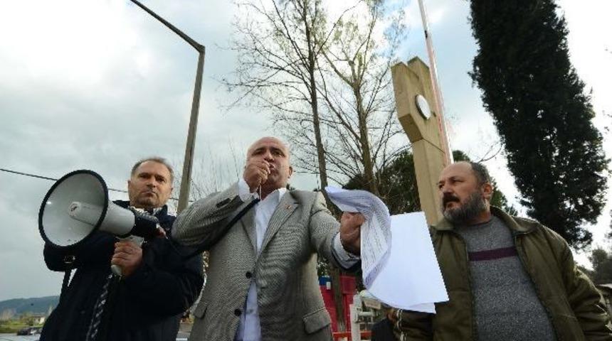 Santral İş&ccedil;ilerinden Eylem