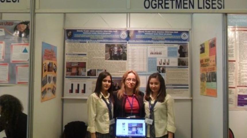 &Ouml;demişli &Ouml;ğrencilerin Projeleri T&uuml;bitak Sergisinde