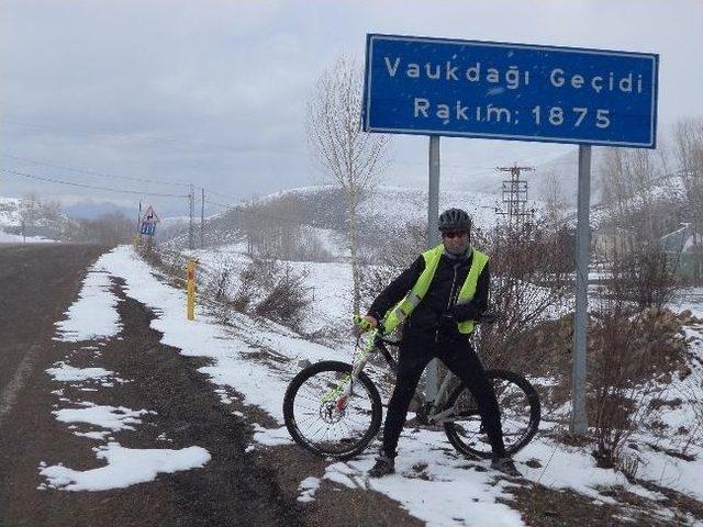 Göreleli Bisiklet Tutkunu Namazcı, Erzurum Turunu Tamamladı 1