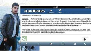 Ölümünü mısralara döktü