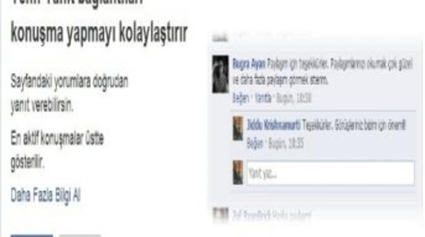 Facebook&rsquo;tan &lsquo;yanıtla&rsquo; &Ouml;zelliği