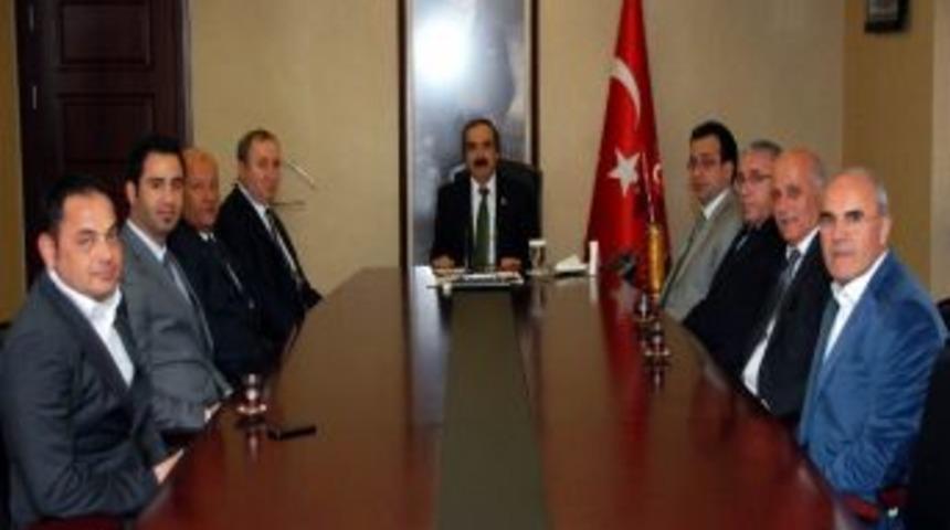 Kayseri Erciyes Anadolu Derneği&rsquo;nden Vali Coş&rsquo;a Ziyaret