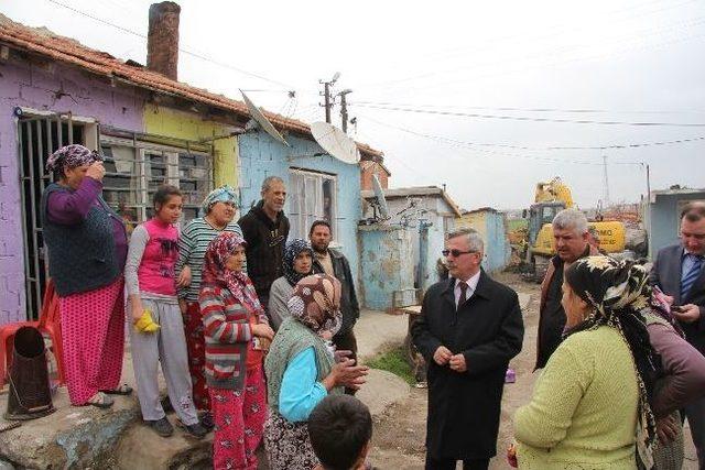 Başkan Çağlayan Çalışmaları Yerinde İnceledi