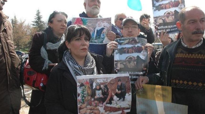 Meclis &Ouml;n&uuml;nde Uludere Protestosu