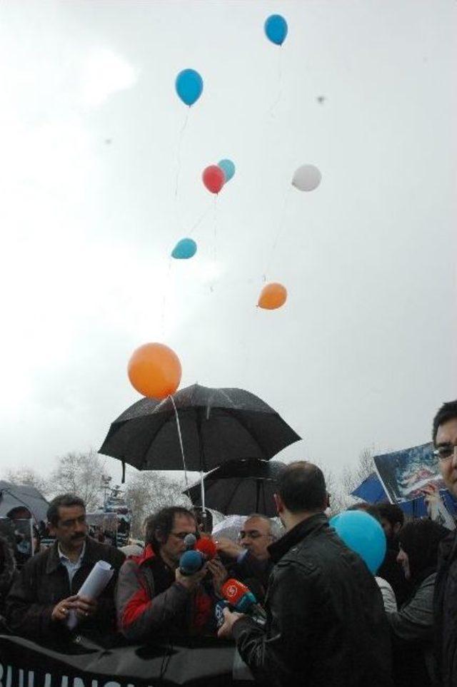 Meclis Önünde Uludere Protestosu