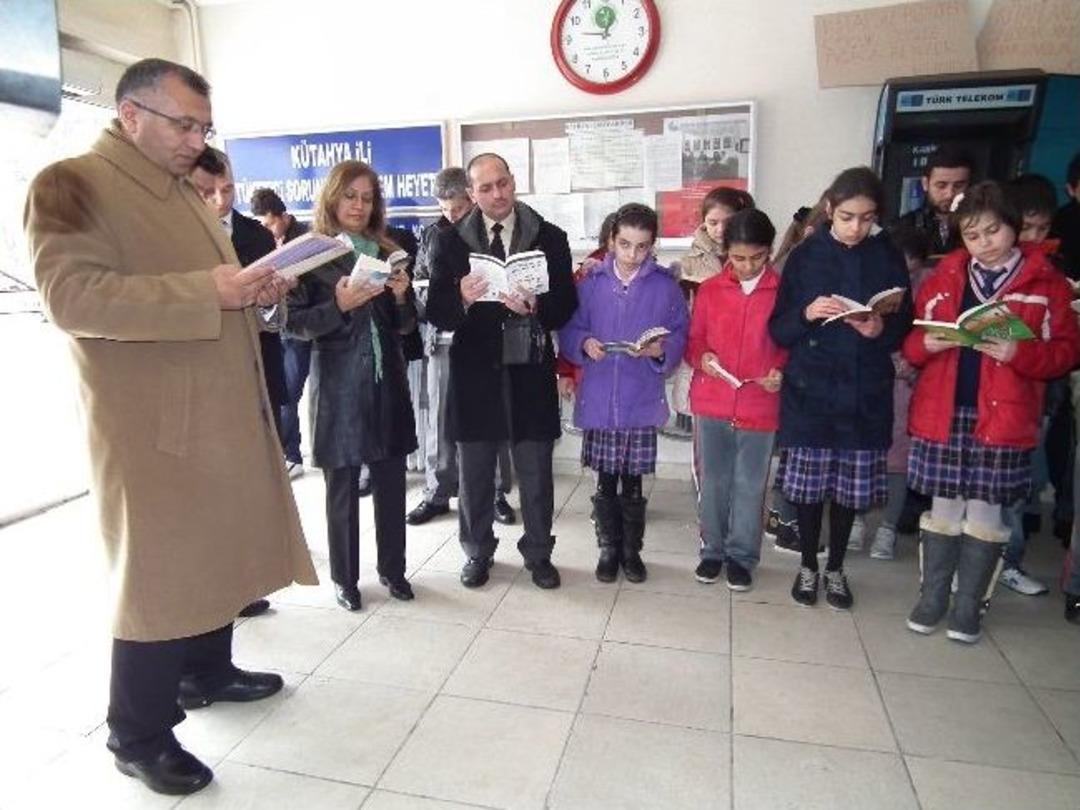 K&uuml;tahya&rsquo;da Kitap Okuma Etkinliği