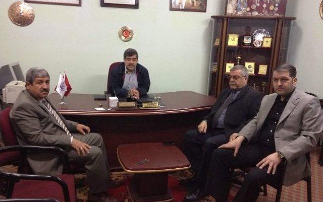 Ak Partiden G&ouml;ller Ve Haleplibah&ccedil;e Muhtarlarına Ziyaret 1