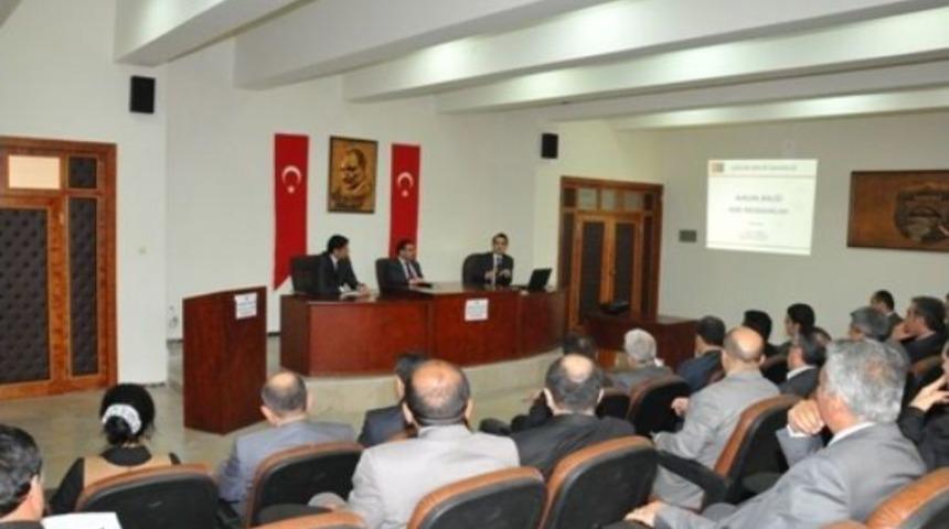 Tunceli&rsquo;de Hibe Programları Toplantısı