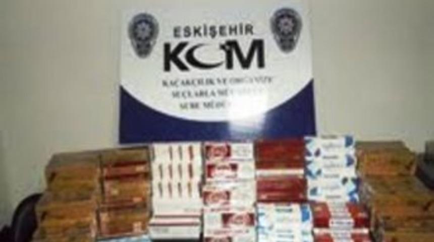 Eskişehir&rsquo;de Ka&ccedil;ak Sigara Operasyonu