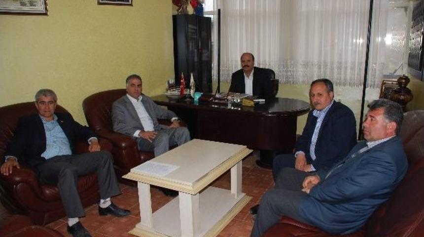 Chp İl Başkanlığından, Kahveciler Odasına Ziyaret