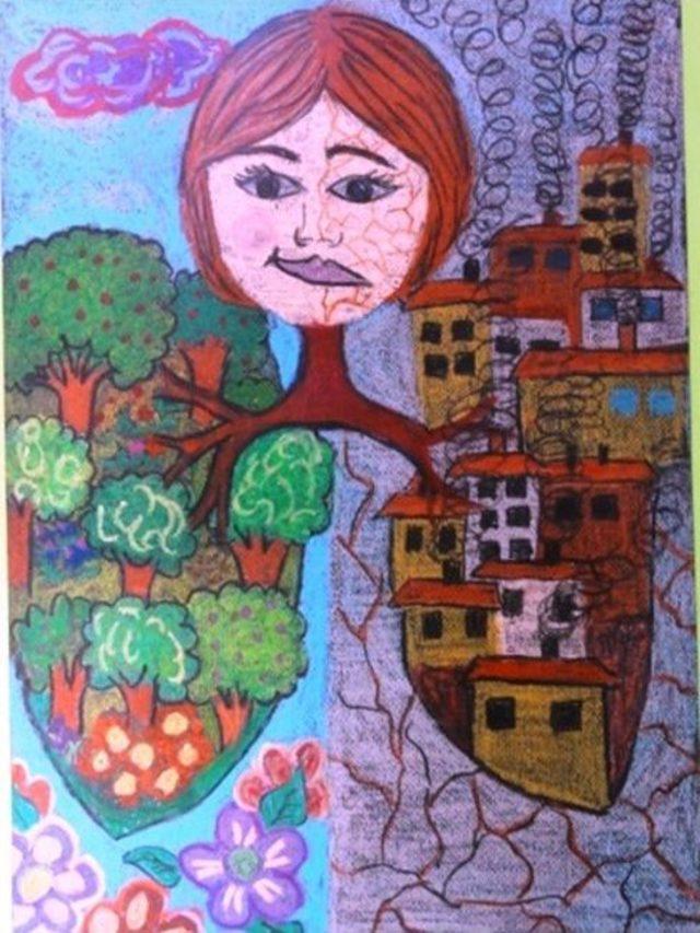 Ağa&ccedil; Ve Orman Sevgisini Resimlerle Anlattılar 1