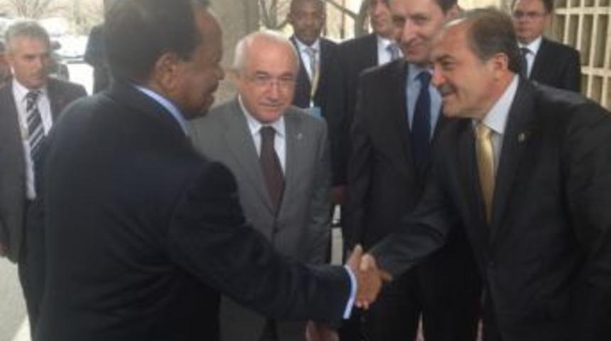 Milletvekili Şuay Alpay Paul Biya bir araya geldi