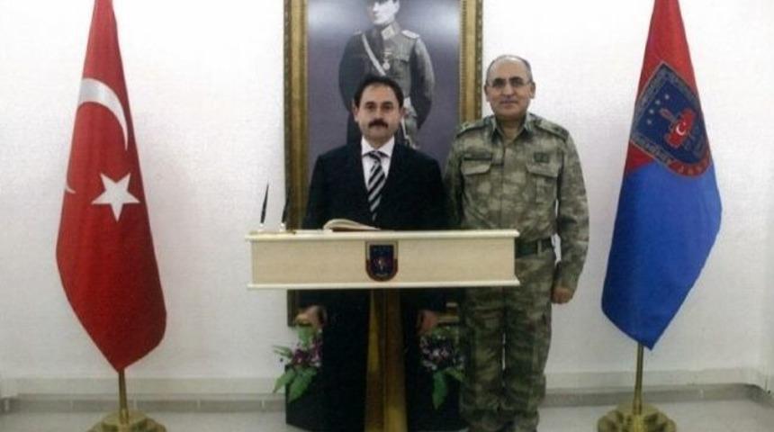 Vali Başk&ouml;y&rsquo;den Tuğgeneral &Ouml;zkara&rsquo;ya Ziyaret