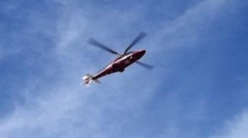 2 Yaşındaki Bebeği Ambulans Helikopter Kurtardı