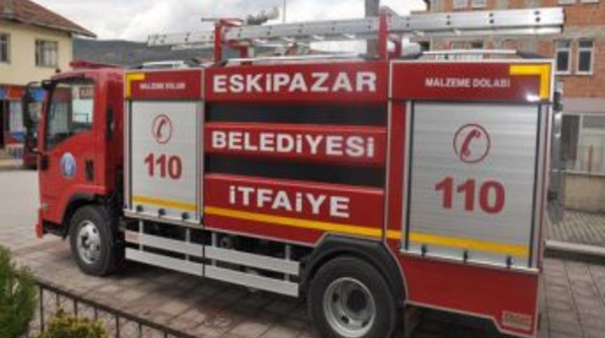Eskipazar Belediyesi Itfaiye Aracı Aldı