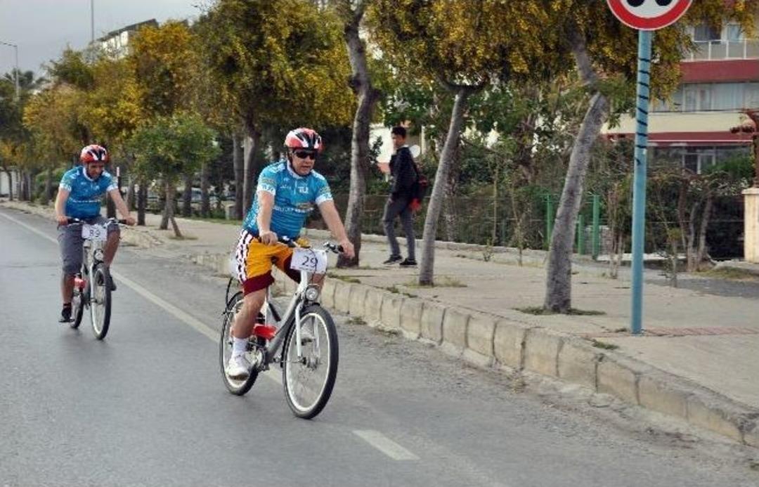 Gazeteciler Alanya&rsquo;da Pedal &Ccedil;evirdi