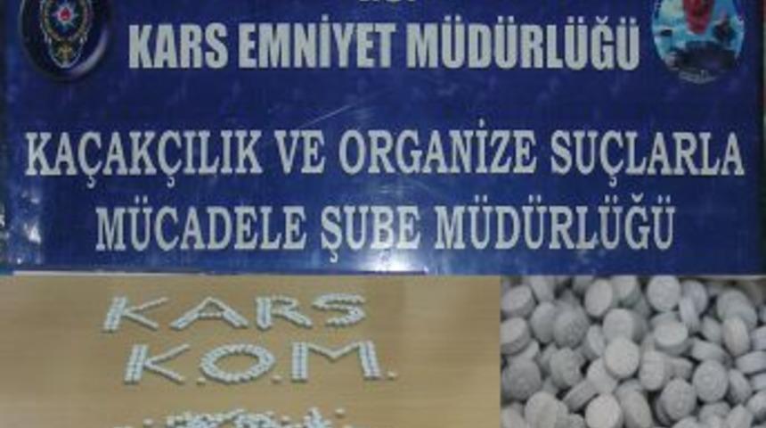 Kars&rsquo;ta 435 Extacy Hap Ele Ge&ccedil;irildi