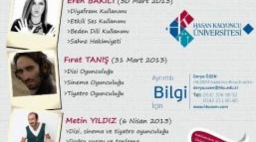 &Ouml;d&uuml;ll&uuml; Oyuncular Gaziantep&rsquo;te Eğitim Verecek