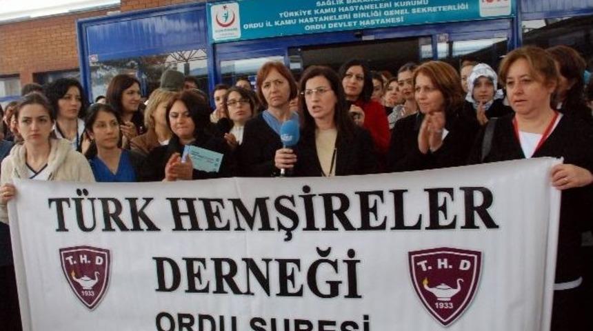 Hemşireye Şiddette Alkışlı Protesto