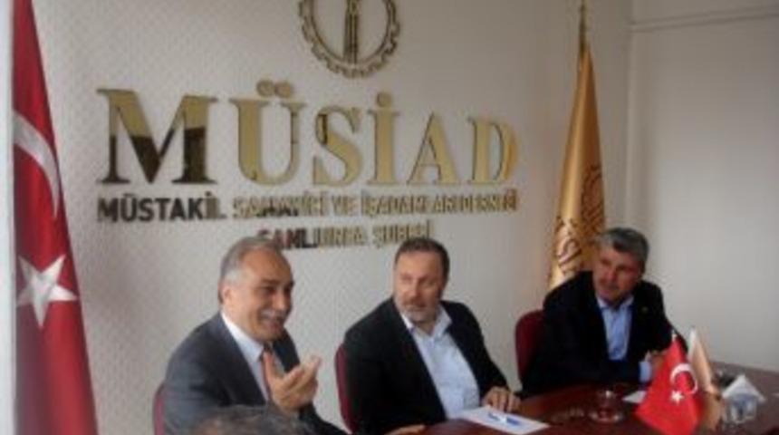 Fakıbaba&rsquo;dan, M&Uuml;SİAD ziyareti